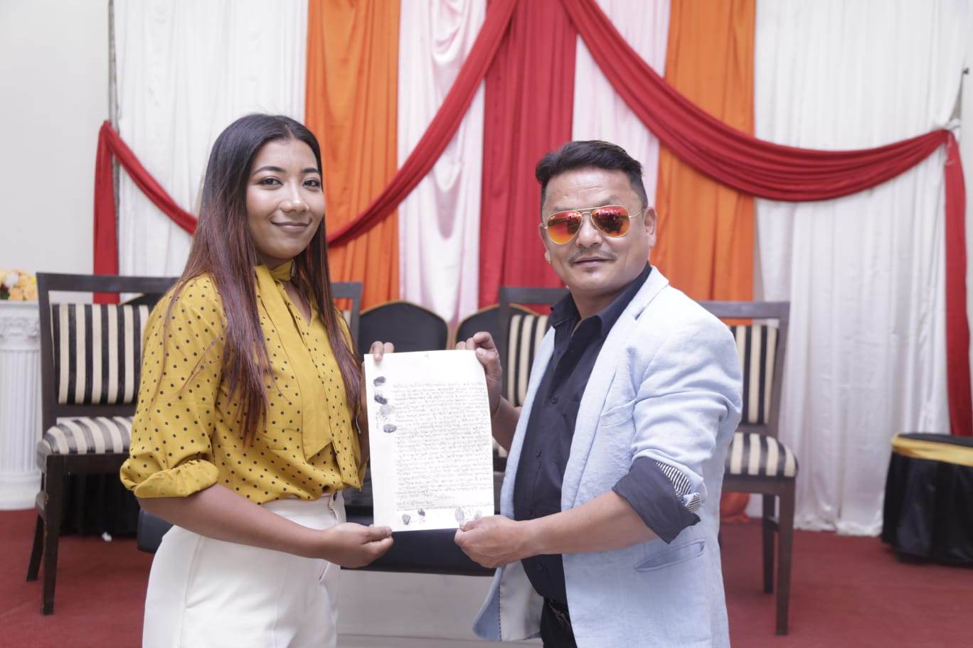 pooja gurung and sobhit basnet